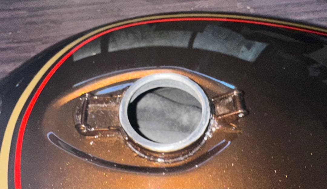 エイプ用CBXタンクカバー（ラメ塗装）