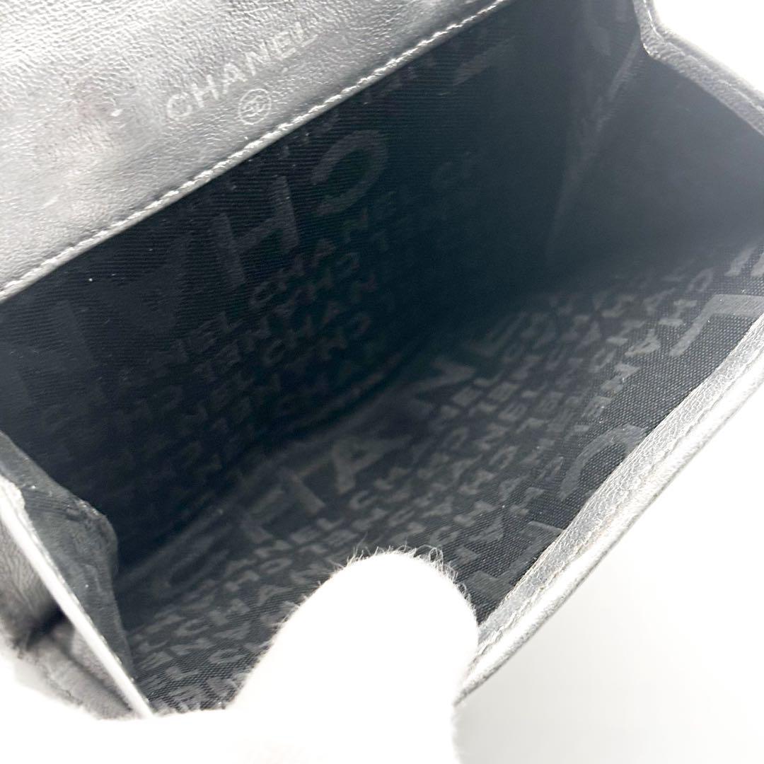 美品✨】シャネル 財布 アイコンライン Wホック 二つ折 SV - メルカリ