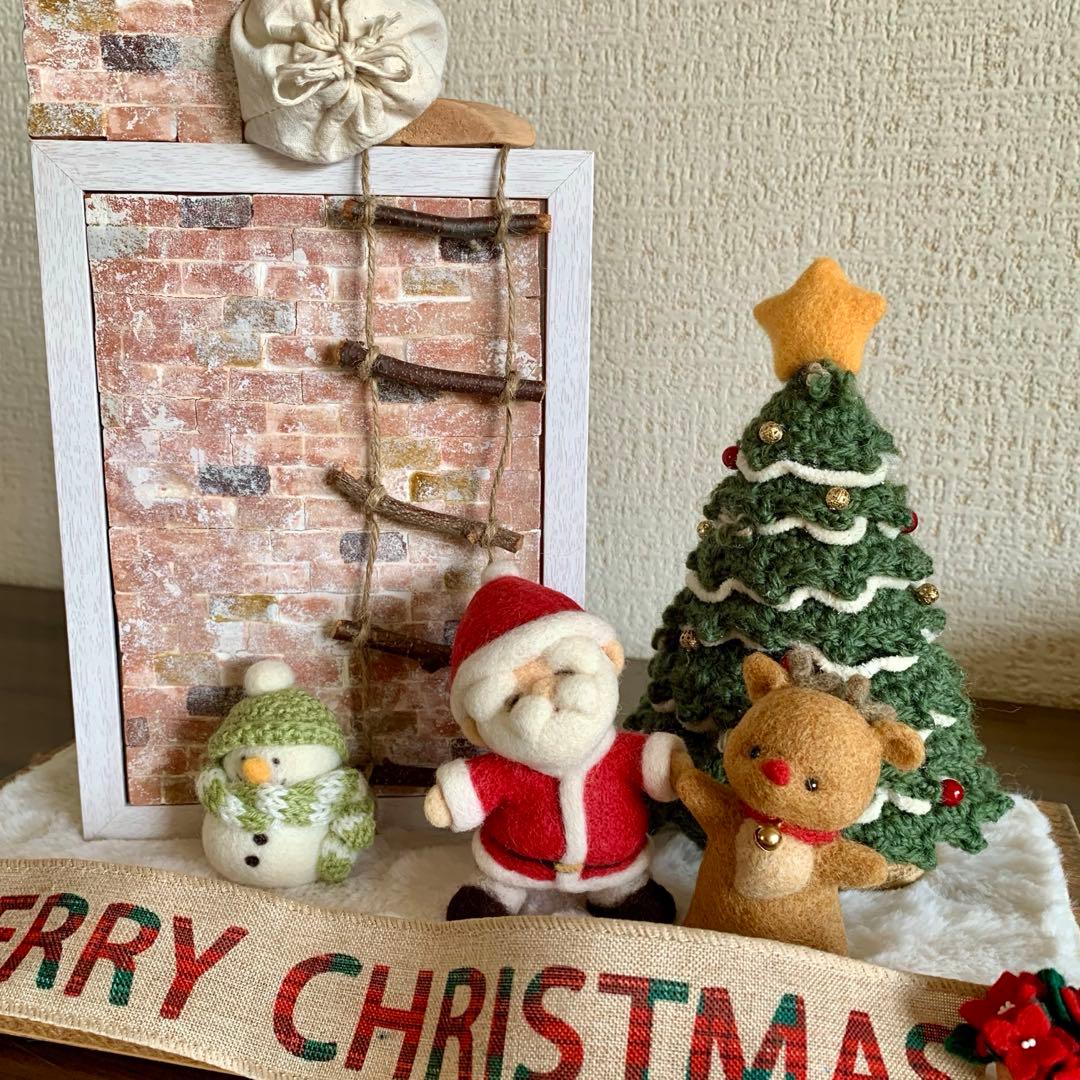 ぷ*子様 羊毛フェルト クリスマス飾り