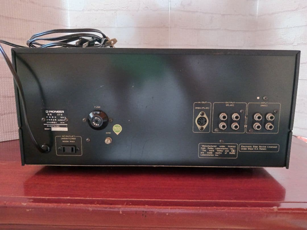 パイオニア カセットテープデッキ CT -9