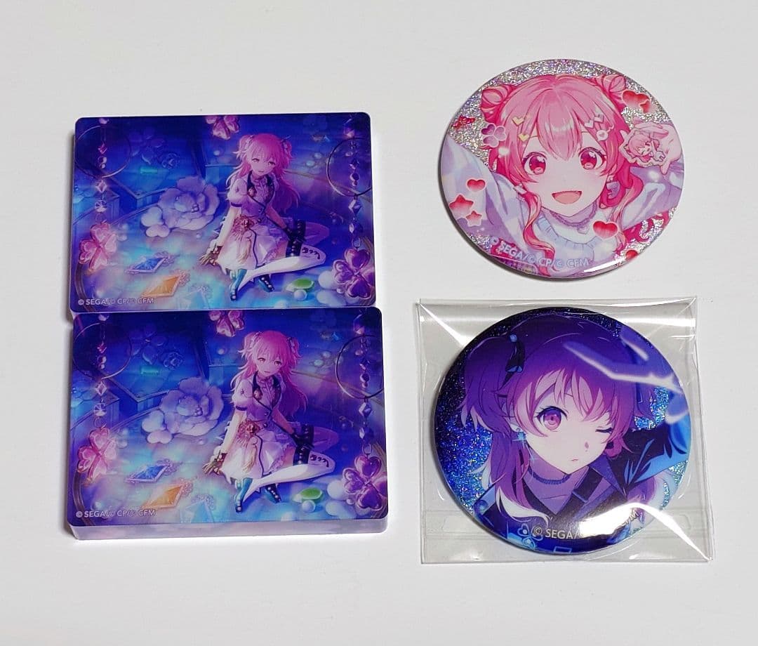 プロセカ 桃井愛莉 グリッター缶バッジ ノーブルアート - メルカリ