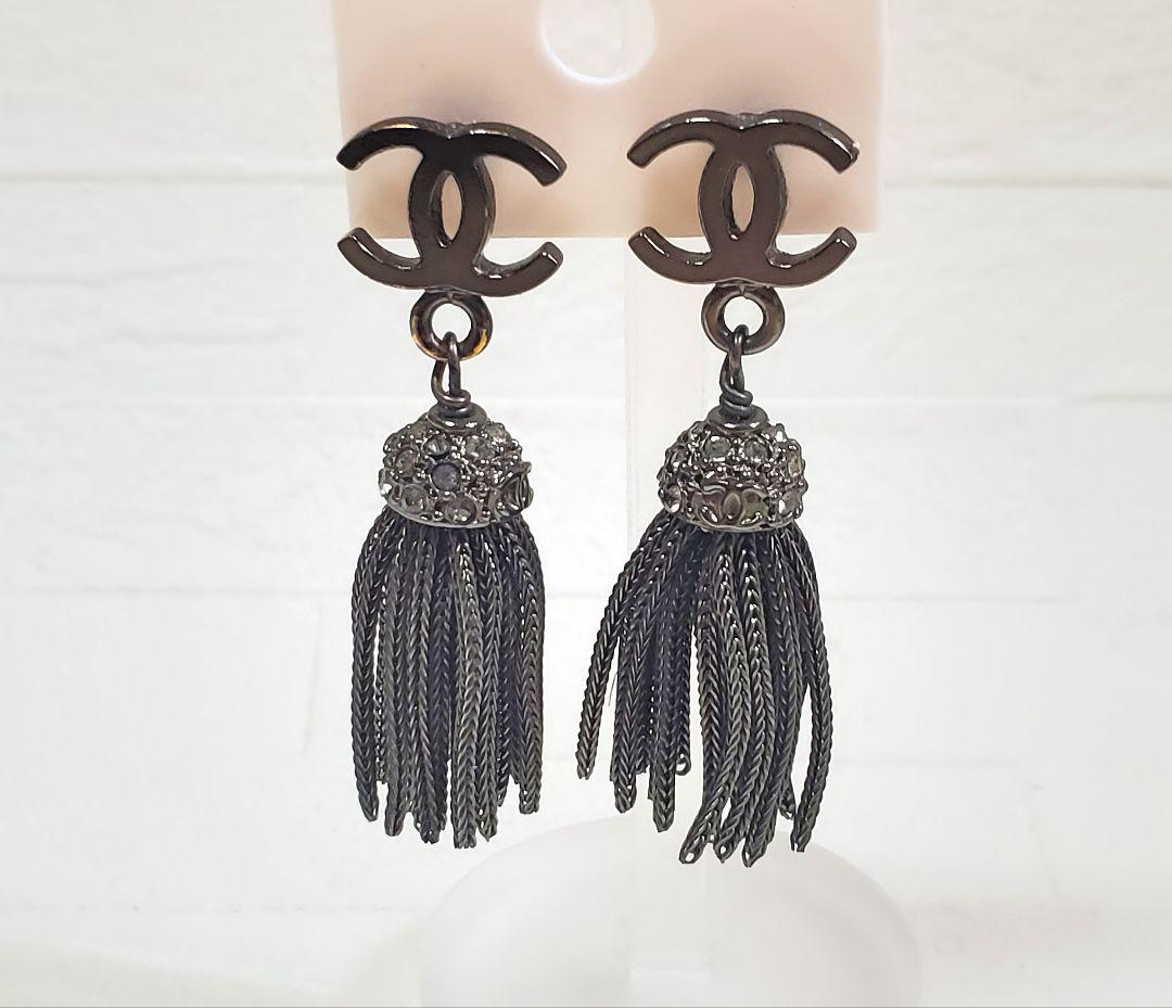 正規品】CHANEL シャネル 01P フリンジピアス｜楽天市場】chanel