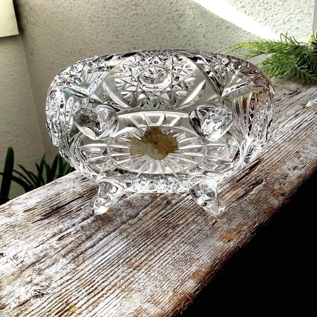 Anna Hutte/アンナヒュッテ クリスタルコンポート ヴィンテージ