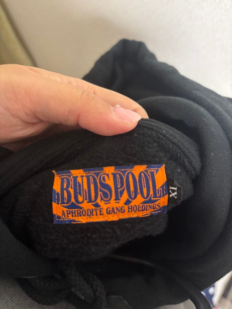 舐達麻　BUDSPOOL 葵産業 刺繍スウェット　パーカー　XL