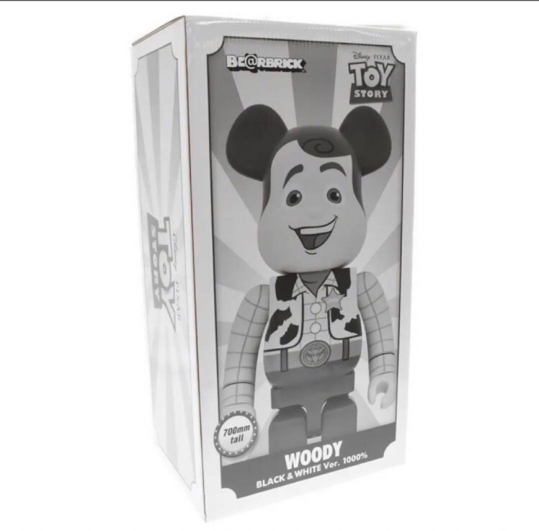 ベアブリック 新品　ディズニー　ウッディ　BE@RBRICK1000%