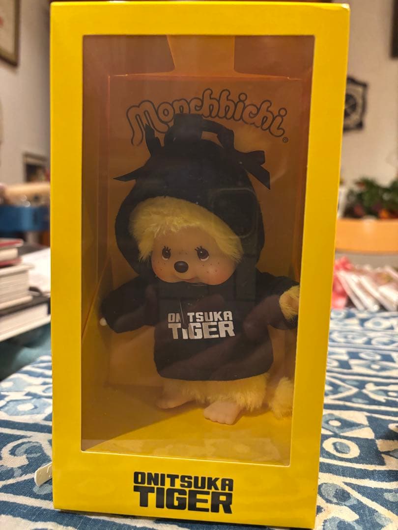 モンチッチ オニツカタイガー 湯呑みつき 希少✨ONITSUKA TIGER