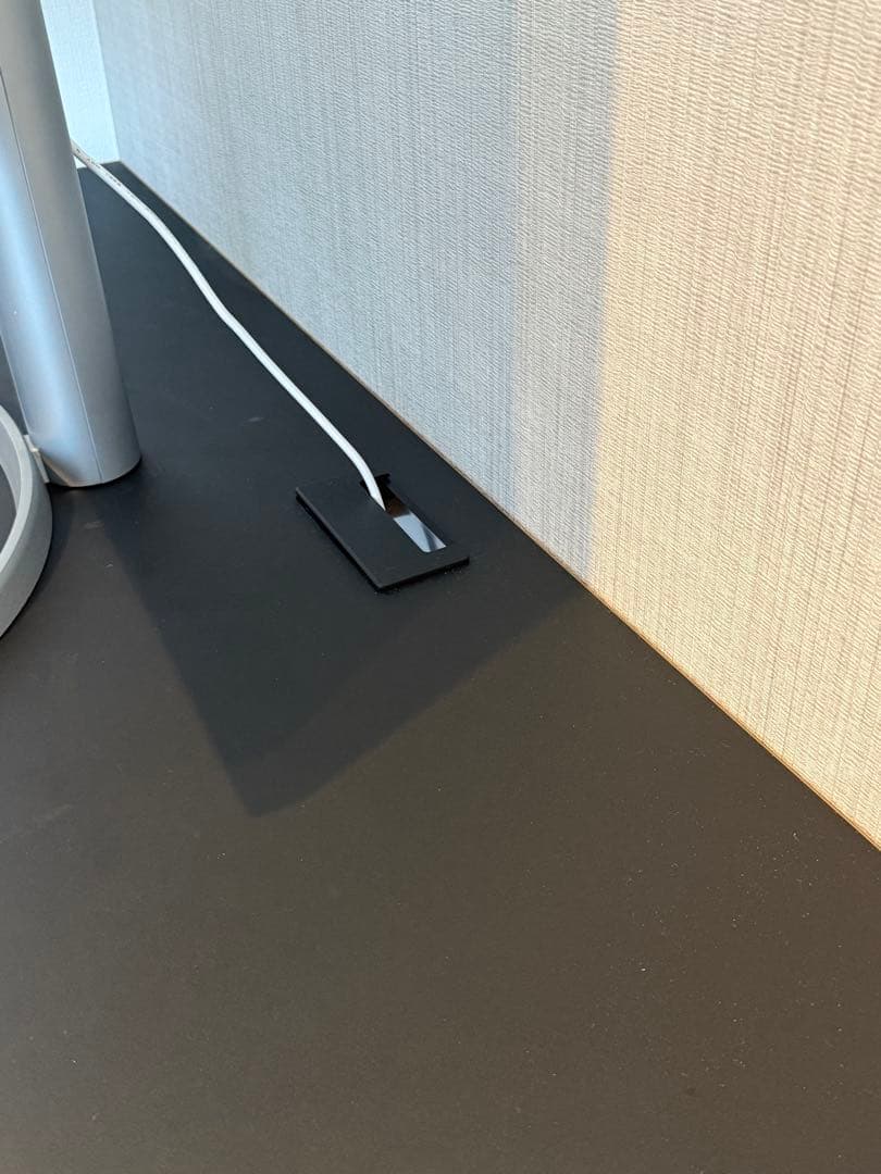 [値下げ]KANADEMONO黒デスク 引き出し付き 幅125cm