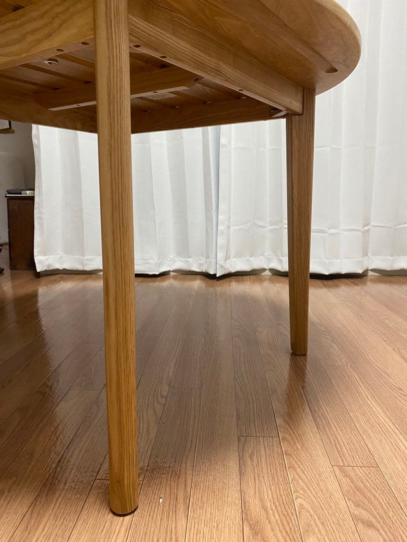 ダイニングテーブル 105cm ラウンド 円形　ナチュラル