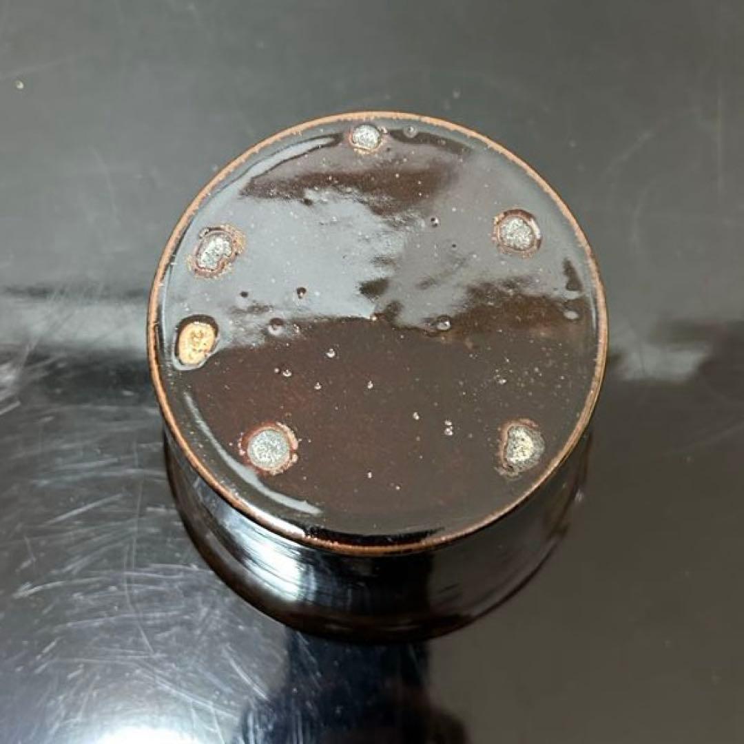 膳所焼棒の先建水 茶道具懐石茶箱鵬雲斎坐忘斎