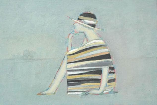 油絵 菅家令子 絵 絵画 インテリア 額付(銀) F4-071712 人物 女性