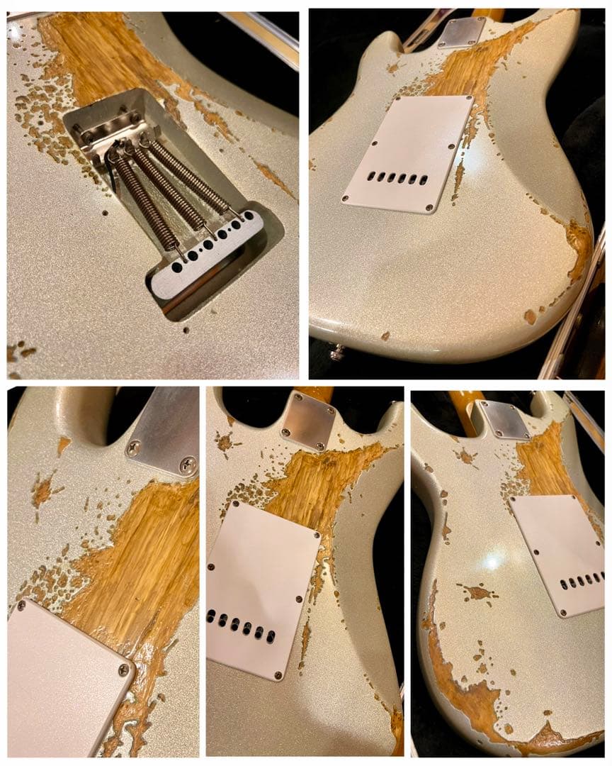 ハードレリック60sストラトタイプ/ アルニコミニハムバッカー/シルバー