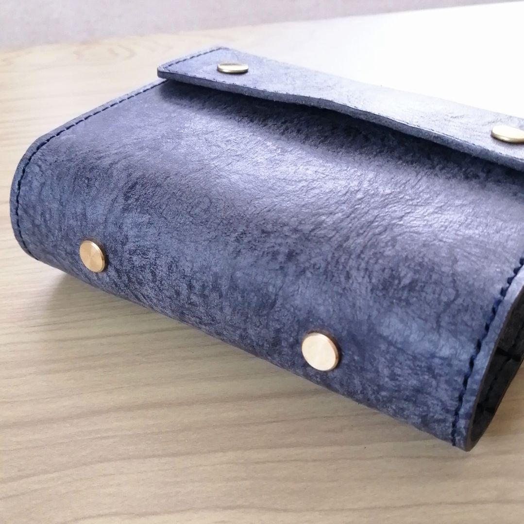 ミニ6 システム手帳 ダークグレー