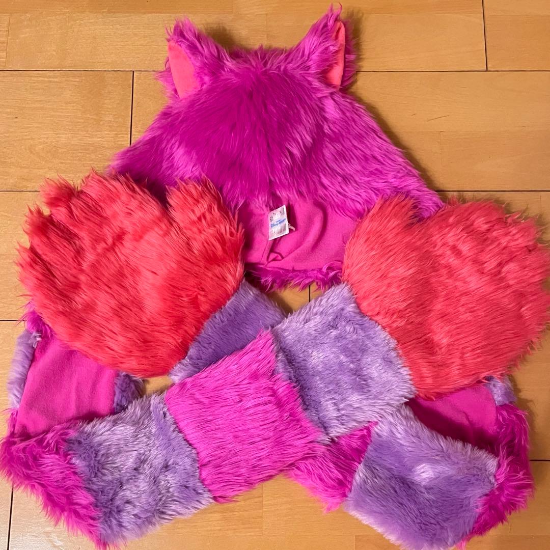 ディズニー チェシャ猫 マフラーファンキャップ - メルカリ