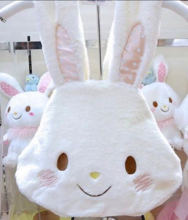 ウィッシュミーメル ふわふわトートバック 新品 ワンポイントハート