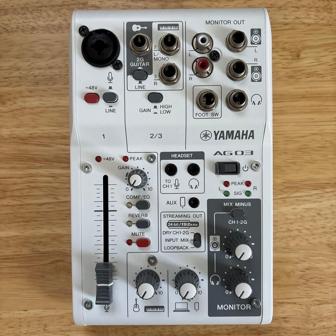 YAMAHA AG03 MK2 ホワイト