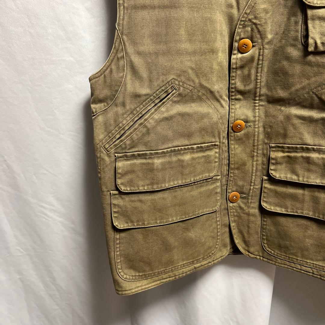 Polo Ralph Lauren コットンダック　ハンティングベスト　M