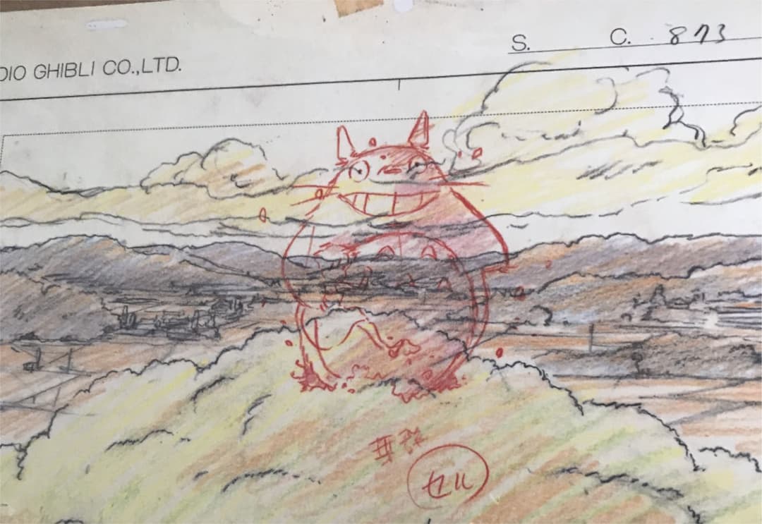 スタジオジブリレイアウト展 【となりのトトロ】実寸レプリカ 宮崎駿