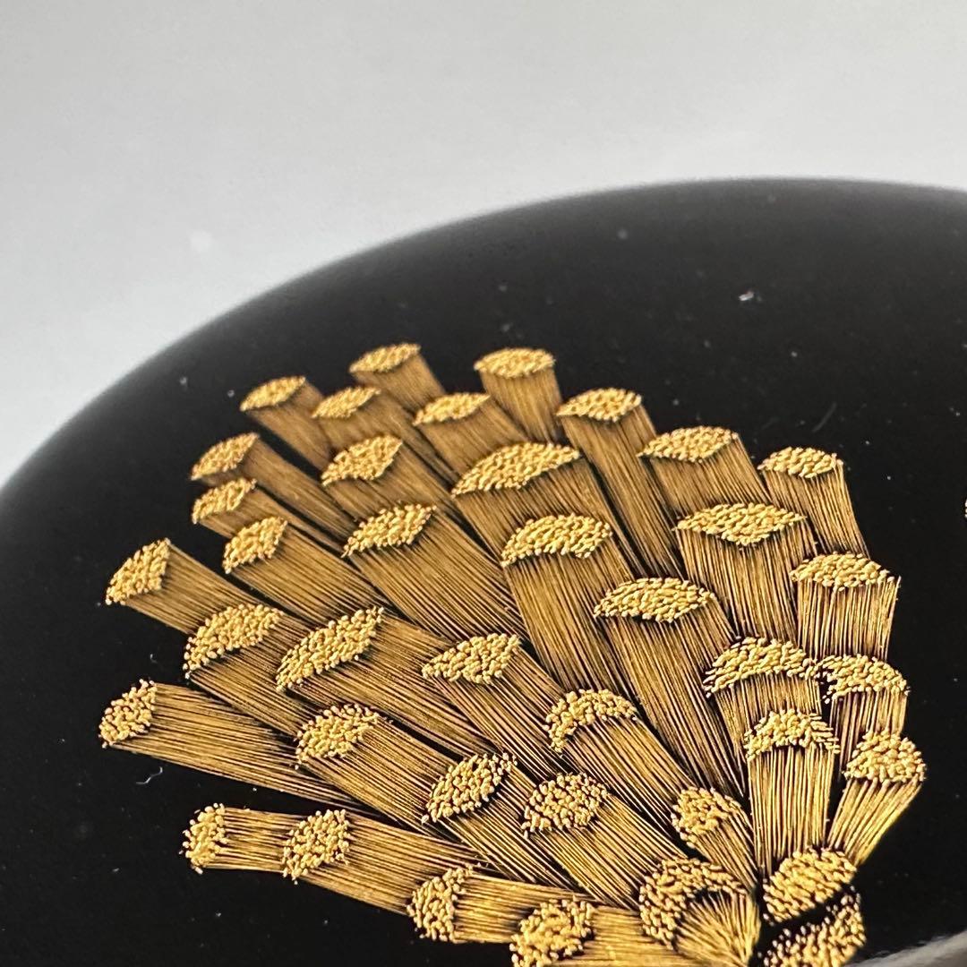 茶道具 輪島塗 沈金 松 中棗 谷内和子 共箱 石川県 漆芸 茶会 薄茶器