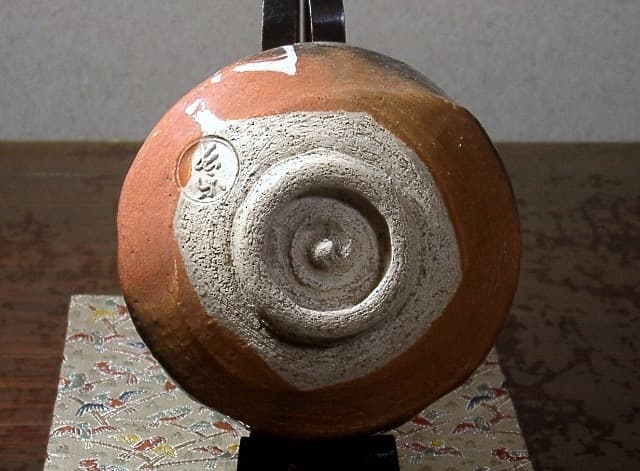 楽焼 小川長楽 作 黙雷老師直筆 西江水 在銘印 茶碗 無傷 保証 箱