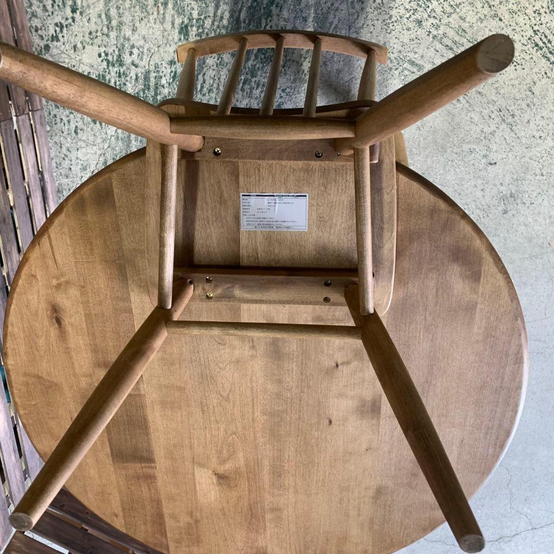 H879\" 国産メーカー 関家具 テーブル チェアセット バーチ材