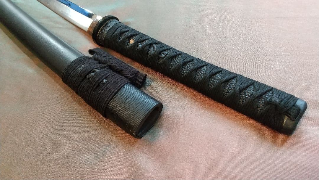 【直刃刃紋】模造刀 舞踊 模擬刀 拵え 喰出し鍔 刀剣 日本刀 刀