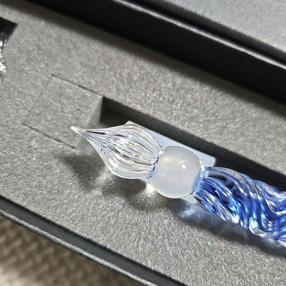 試し書きのみ】 paraglass ガラスペン ロイヤルガラスペン 24文具博の