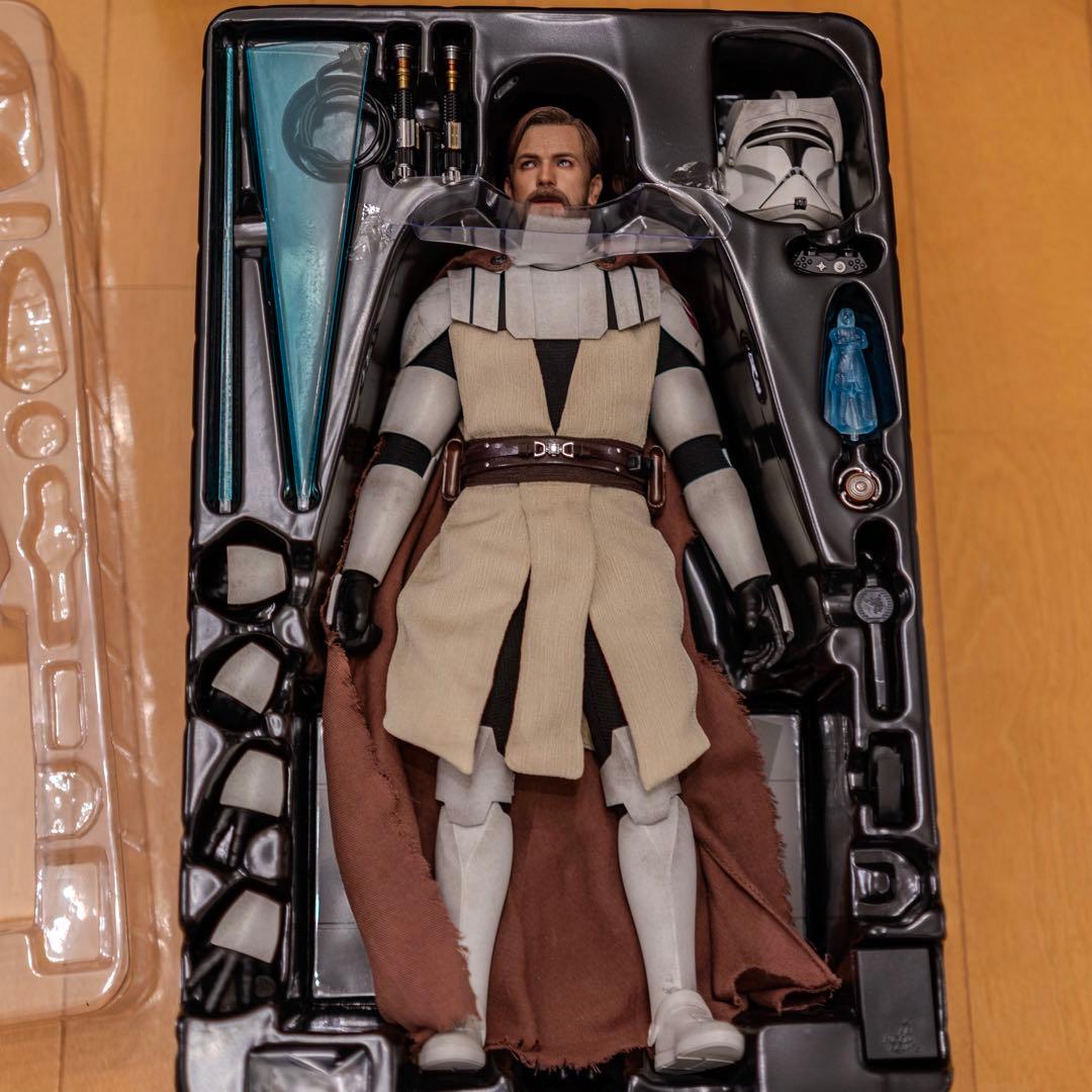 ホットトイズ オビワンケノービ スターウォーズ クローンウォーズ 1/6