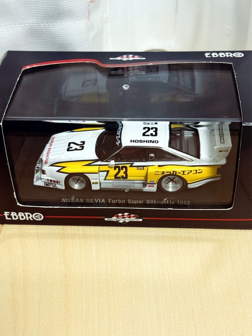 エブロNISSANシルビア ターボ スーパーシルエット1/43#23日産1982