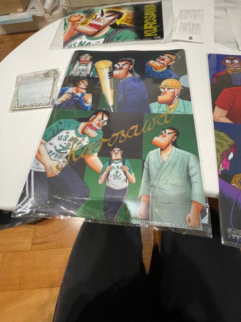 アカギ&黒沢セット　赤木しげる　2015年開催　ざわざわ展　チケット半券付