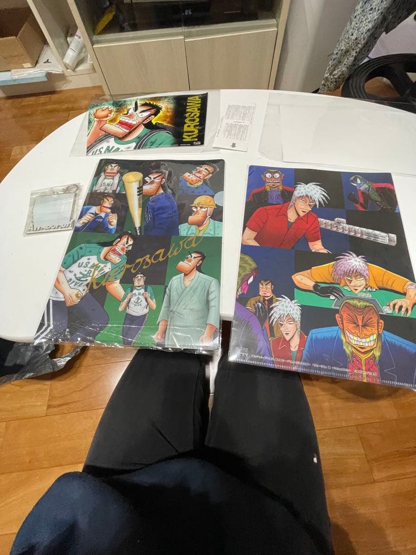 アカギ&黒沢セット　赤木しげる　2015年開催　ざわざわ展　チケット半券付