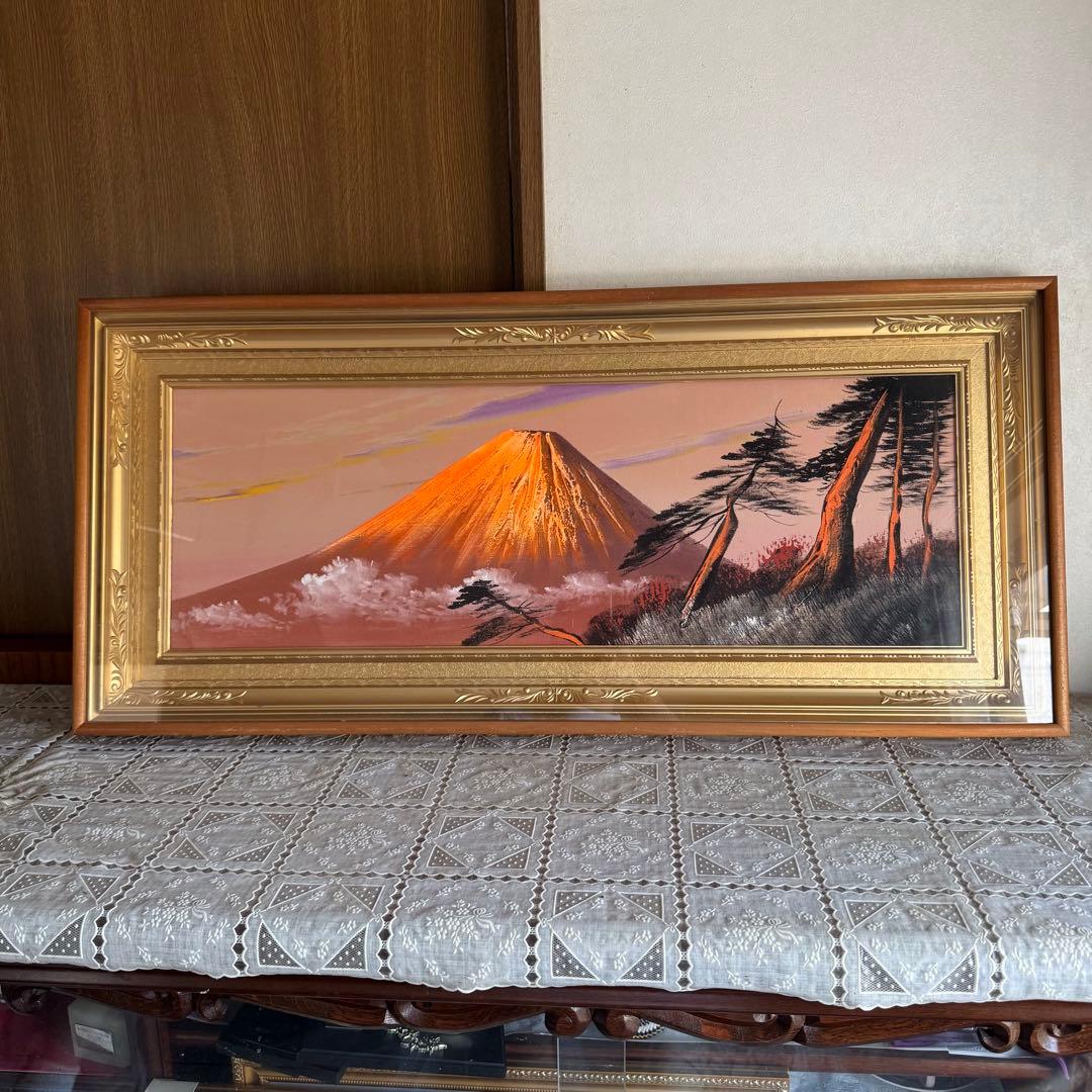 富士山 日本画 金色フレーム 富士山 日本画 金色フレーム 最新最全の