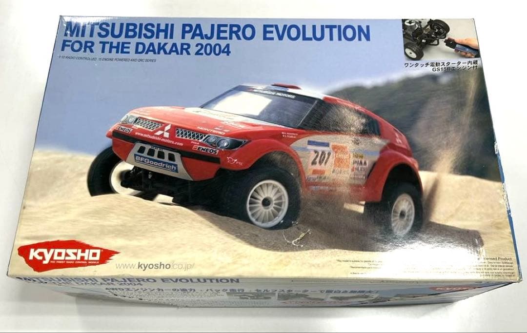 京商（kyosyo）　三菱パジェロ ダカール2004 4WDエンジンカー 京商（kyosyo） 三菱パジェロ ダカール2004 4WDエンジンカー