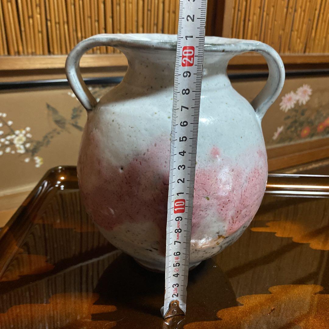 花瓶 漆彩陶器 下川真紀朗