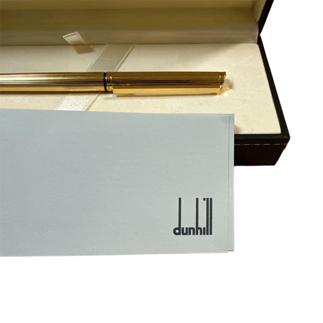 ダンヒル 万年筆 ゴールドプレート ペン先　14K 585 箱付き