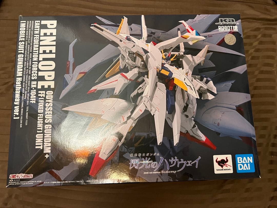 ROBOT魂　ペーネロペー閃光のハサウェイVer. ガンダム 閃光のハサウェイ」ペーネロペー、ROBOT魂でアクション