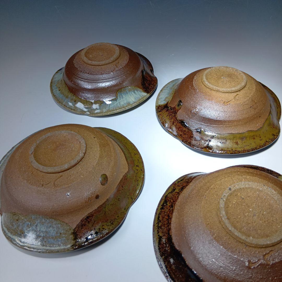 最後値下げ唐津焼 西岡小十作 朝鮮唐津向付5客 共箱 未使用品 美品