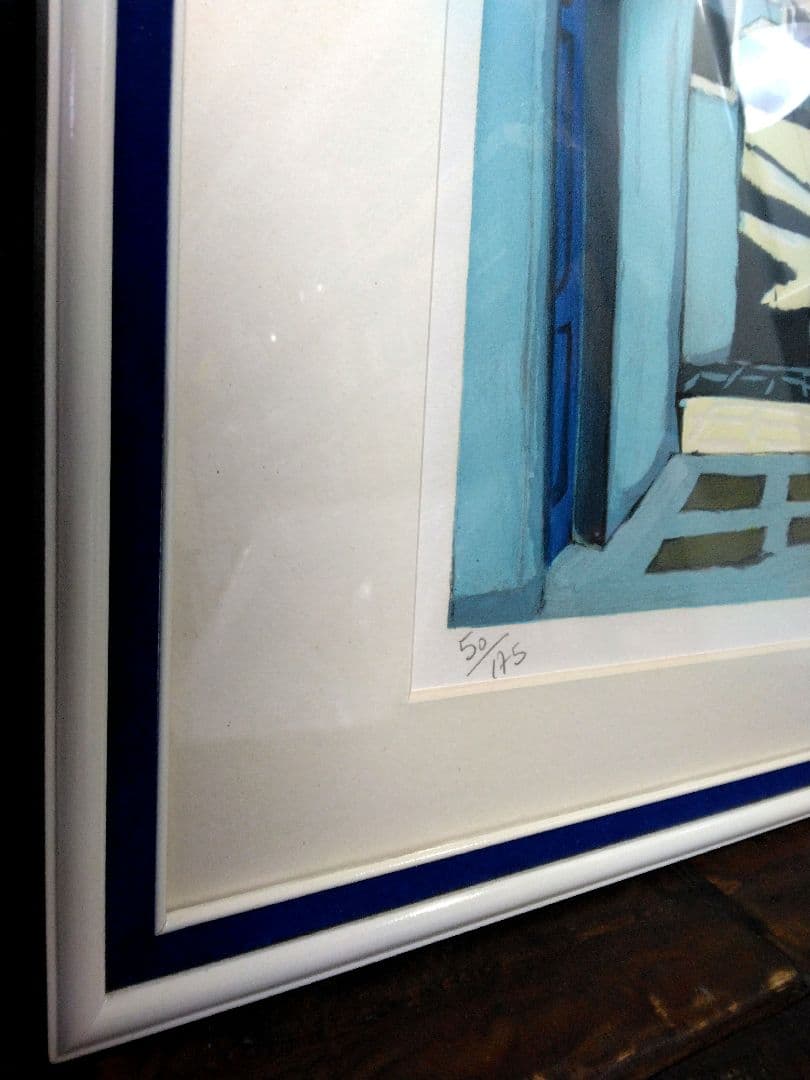 リトグラフ ジャン・クロード・キリチ フランス 自筆サイン 限定 高級 額縁