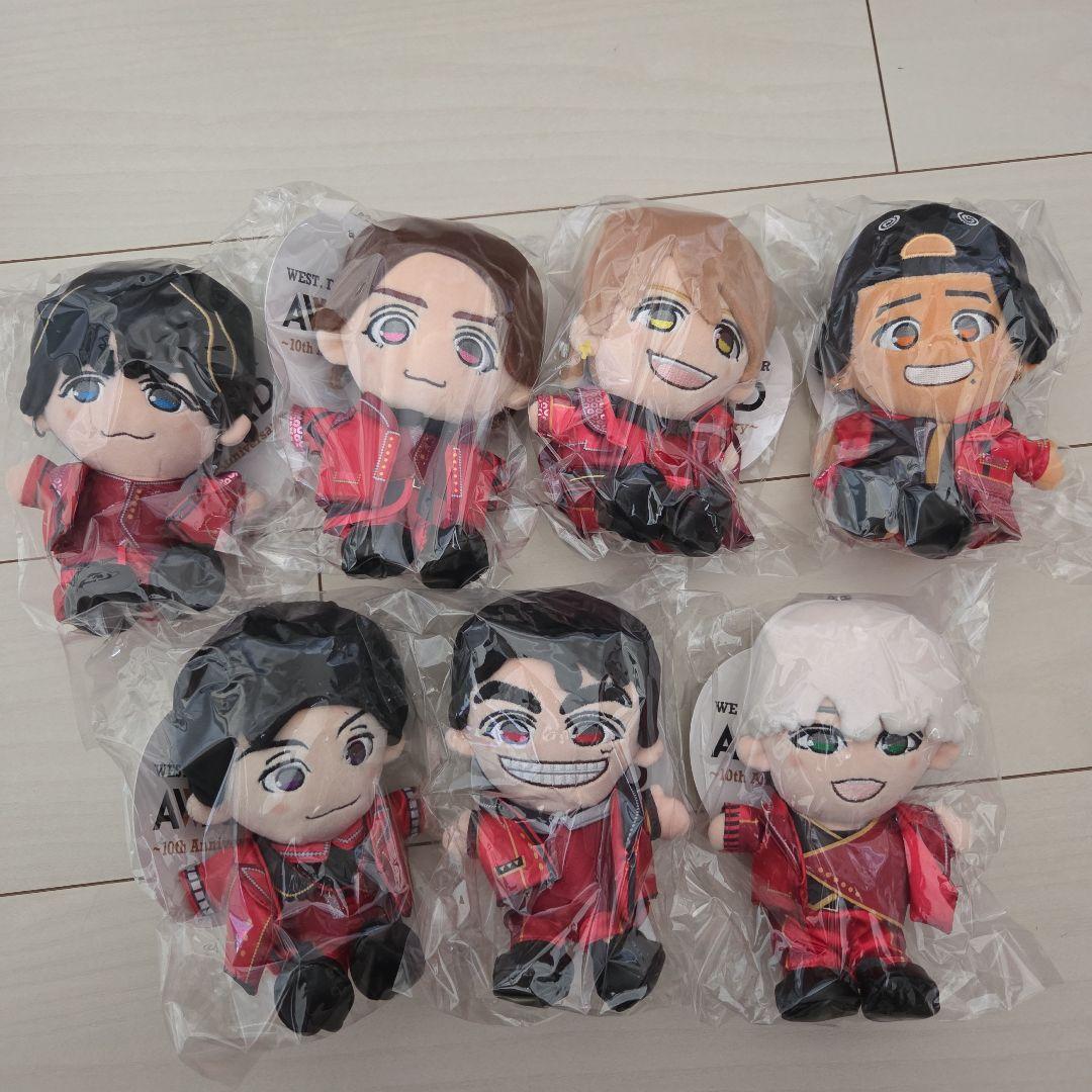 ちびスト AWARD WEST. ぬい 7体セット - メルカリ