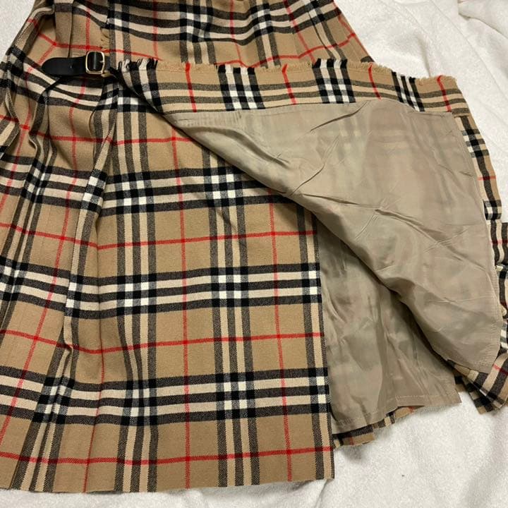 ★BURBERRS ノバチェック プリーツ スカート　160A ビンテージ 美品