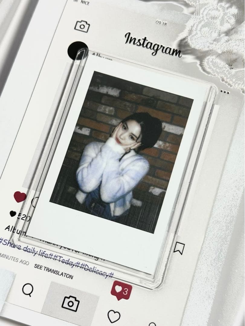 itzy リュジン ファンミ ペンミ チェキ風トレカ ポラロイド 特典