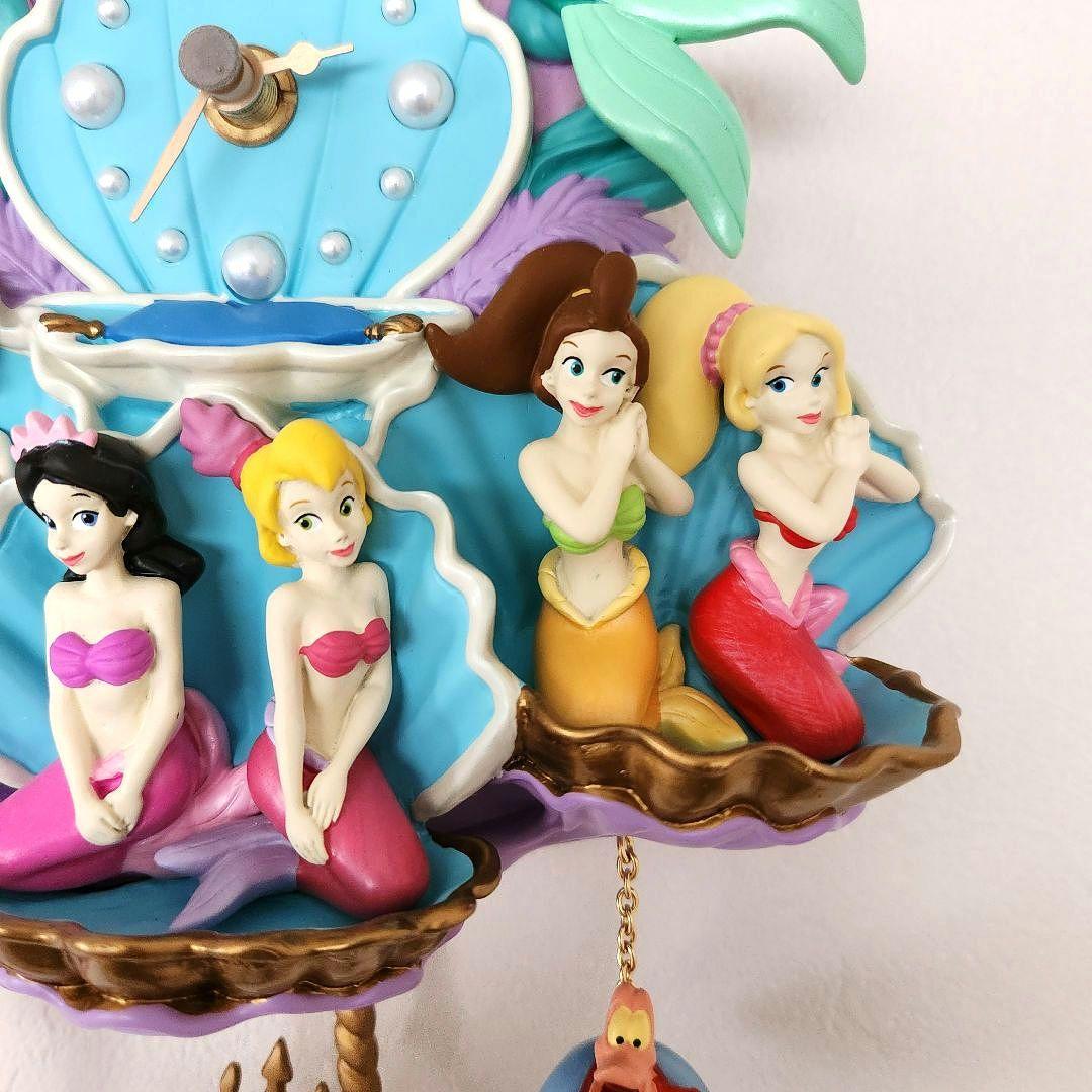 リトルマーメイド】アリエル壁掛け時計ストーリーコレクション箱あり未使用