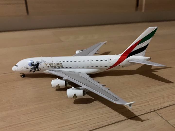 航空機・ヘリコプター Gemini Jets Fly Emirates A380-800 1/400