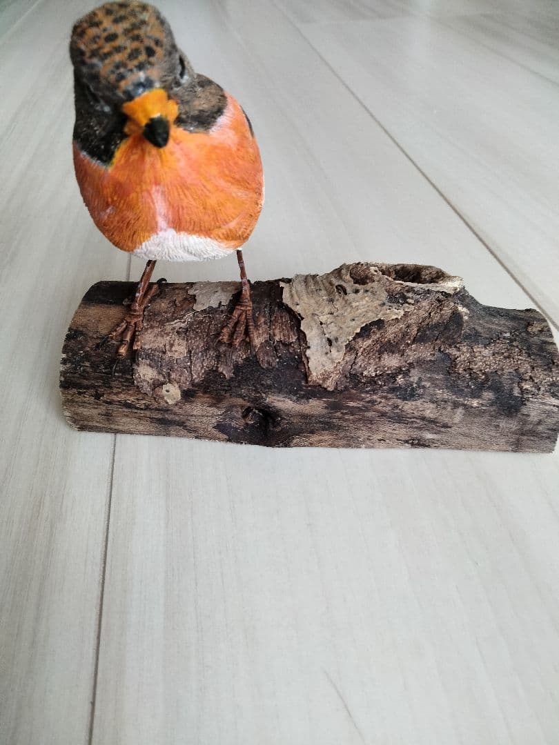 アトリのバードカービング