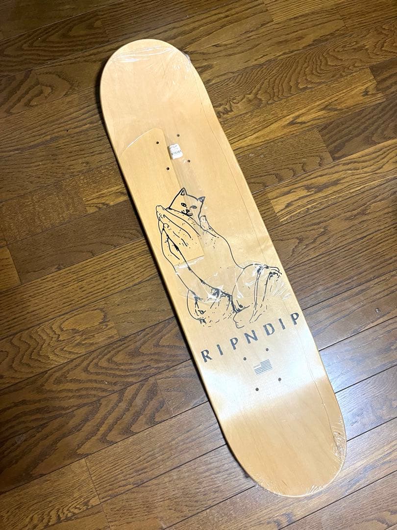 ★ぐるぐる　【値下げ】RIPNDIP スケートボード デッキ 猫