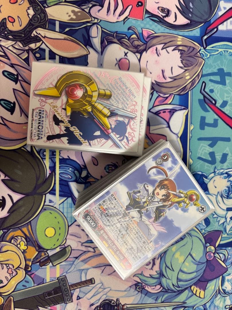 ヴァイスシュヴァルツ リリカル なのは 8扉 デッキ スリーブ付き