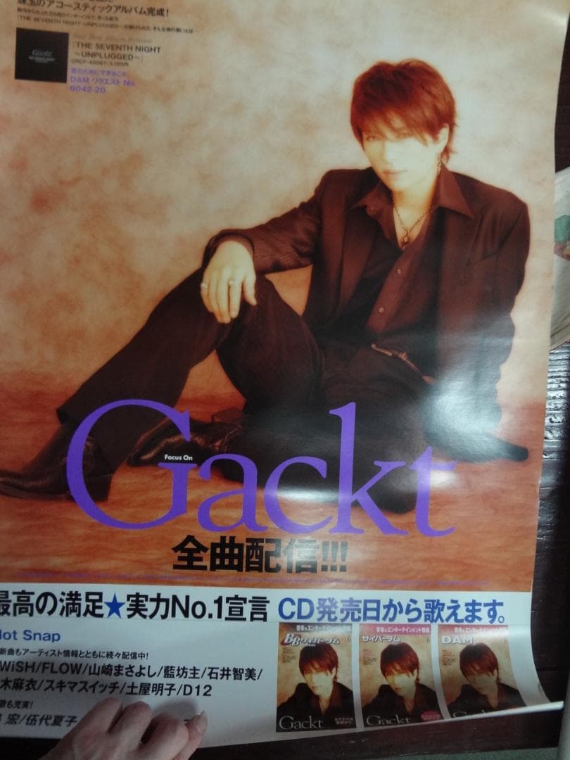 Gackt ガクト 入手困難非売品ポスター30本まとめて - メルカリ