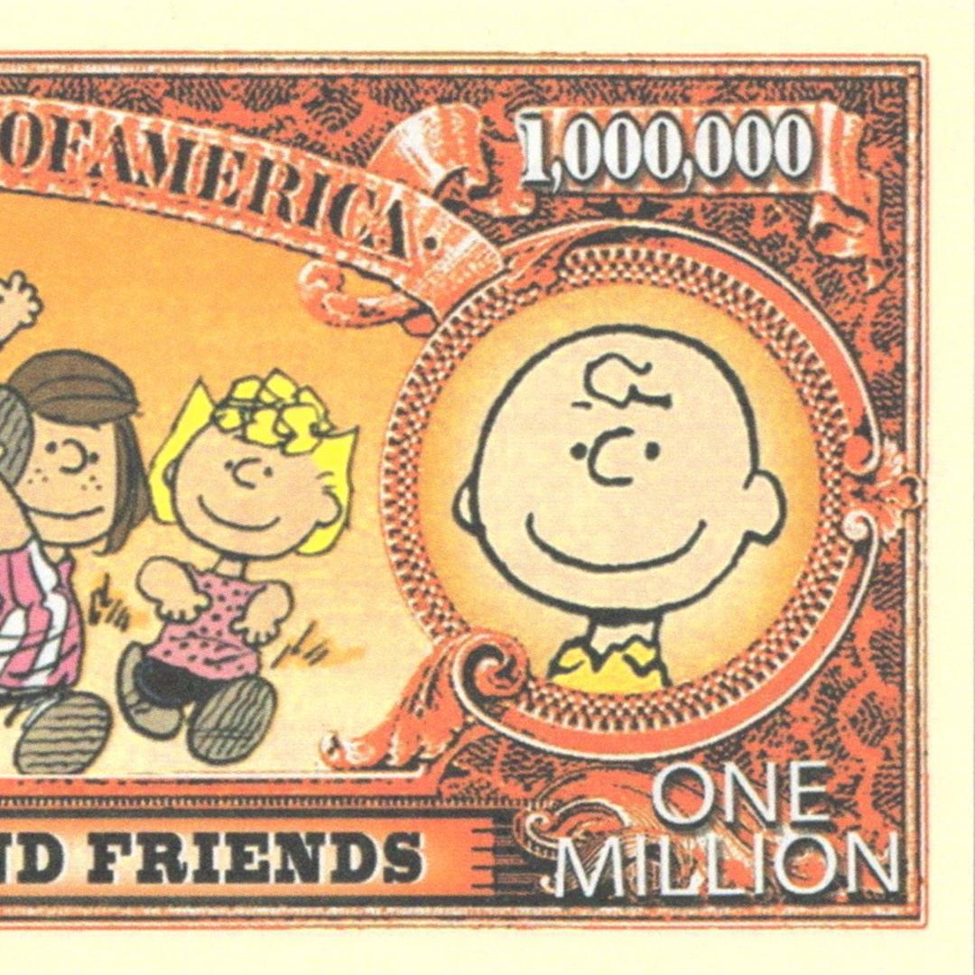 【スヌーピー】チャーリー・ブラウン　ノベルティ　ドル紙幣