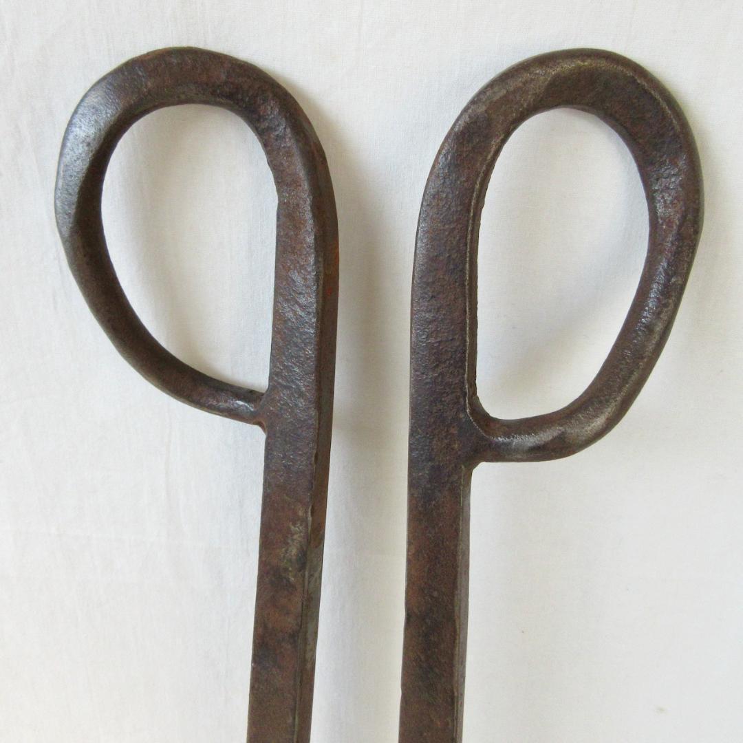 長さ50cm！大きな鉄のハサミ オブジェ 鍛冶屋 アンティーク アイアン