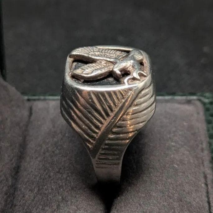 Wheeler Manufacturingスターリングシルバー シグネットリング