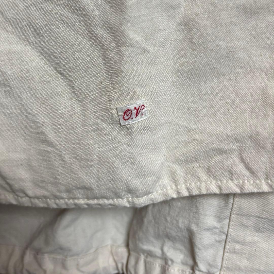 23SS OUTILヴィンテージベッドリネン モッズコートsize2